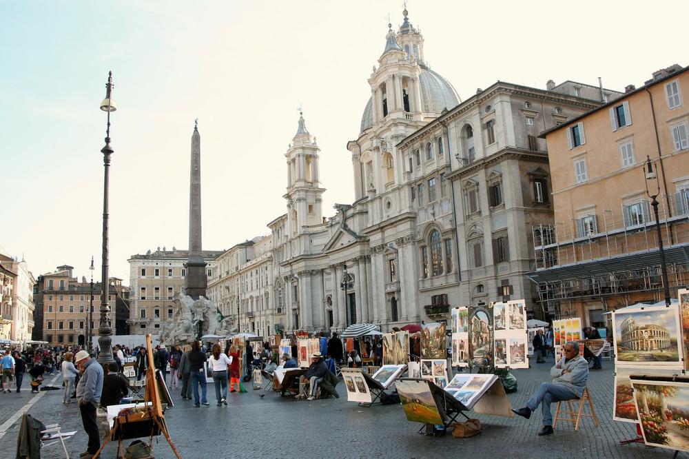 Площадь Навона в Риме
