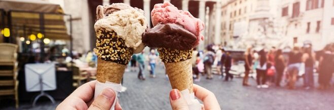 Лучшее мороженое в Риме